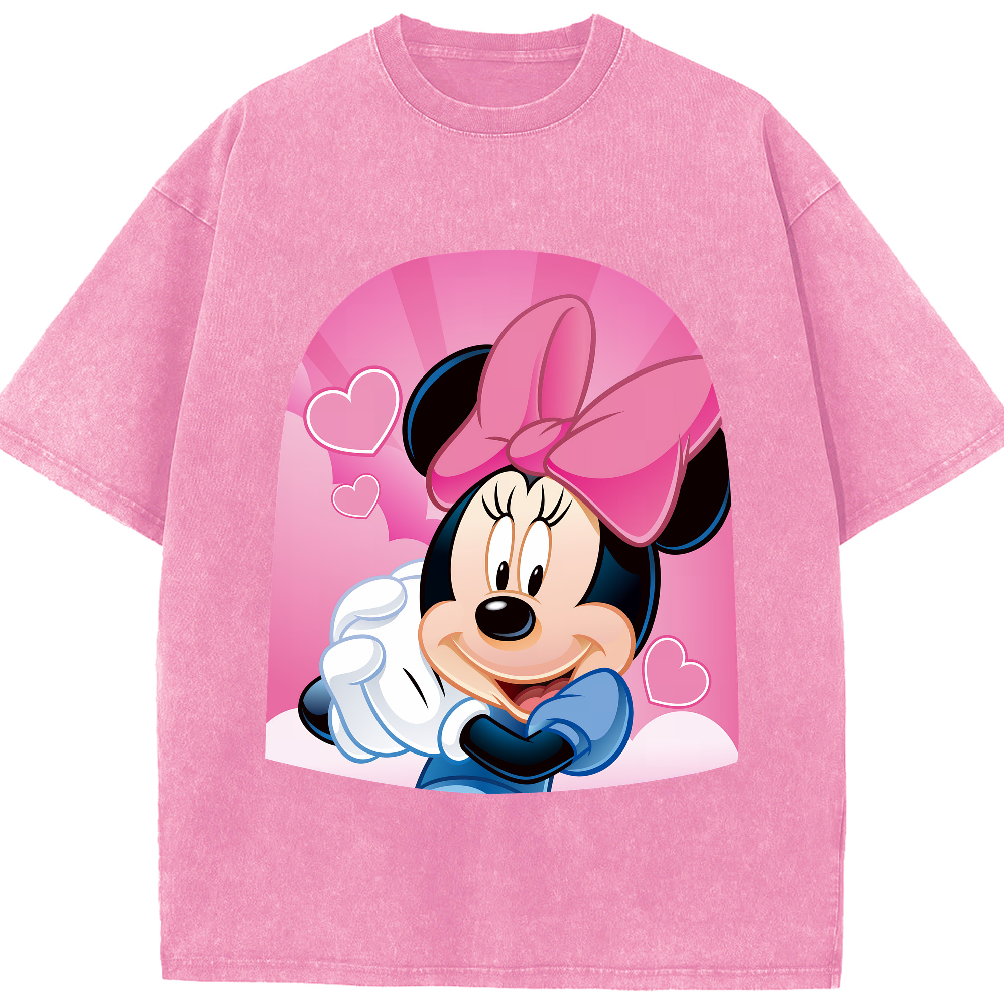 （画像用） ミッキーマウス Mickey Mouse 綿100% ヴィンテージ風 半袖Tシャツ（フロントプリント）